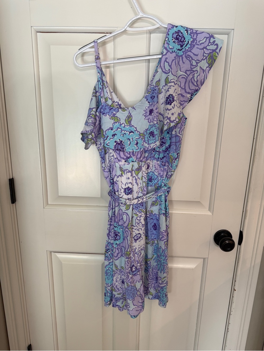 NWT! Lilly Pulitzer Asher Dress in let it gogh One Shoulder 25691 - Picture 8 of 12